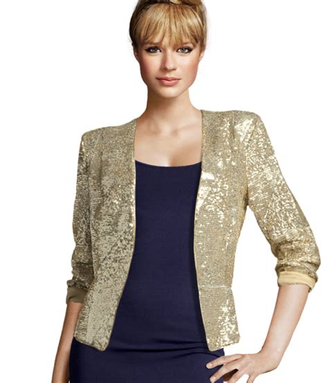 Women's Short Metallic Coats & Jackets 